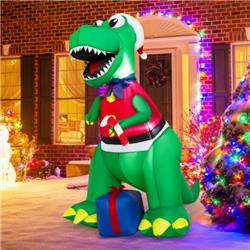 CM24241US Inflatable Christmas Decoration with LED Lights & Waterproof Blower