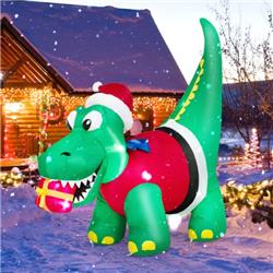 CM24242US Inflatable Christmas Decoration with LED Lights for Yard