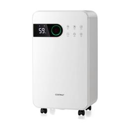 Picture of Total Tactic ES10260US-WH 32 Pints Dehumidifier with Sleep Mode & 24H Timer for Home Basement&#44; White