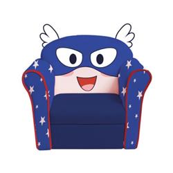 HY10204BL Original Kids Sofa with Armrest & Thick Cushion, Blue