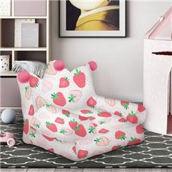 HY10222PI High-Density Padding Kids Sofa with Armrest & Extra Pilow, Pink