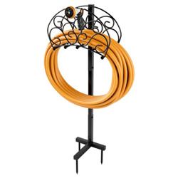 NP11329 Detachable Freestanding Hose Holder with 3 Anchor Points for Yard Garden Lawn Use