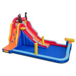 Picture of Total Tactic NP11078 5-in-1 Inflatable Bounce House with 2 Water Slides & Large Splash Pool without Blower