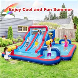 Picture of Total Tactic NP11179 Inflatable Water Slide Park for Kids Backyard Outdoor Fun without Blower