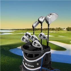 SP38025GR Men Complete Golf Club Set, Gray - 9 Piece