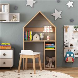 Picture of Total Tactic TP10107GR 2-in-1 Kids House-Shaped Table & Chair Set&#44; Gray