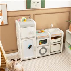 TP10121GR Multipurpose Toy Chest & Bookshelf with Magnetic Whiteboard, Gray