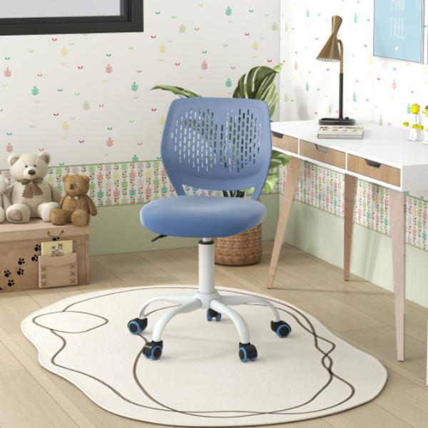 CB10580BL Ergonomic Children Study Chair with Adjustable Height, Blue