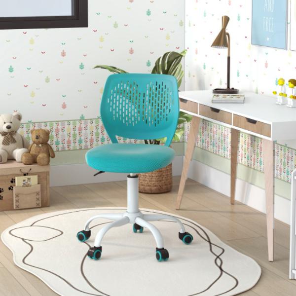 CB10580GN Ergonomic Children Study Chair with Adjustable Height, Multi Color