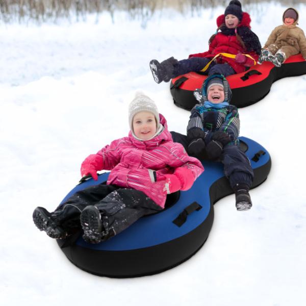 Picture of Total Tactic SP38131-BL 80 in. 2-Person Inflatable Snow Sled for Kids & Adults&#44; Blue