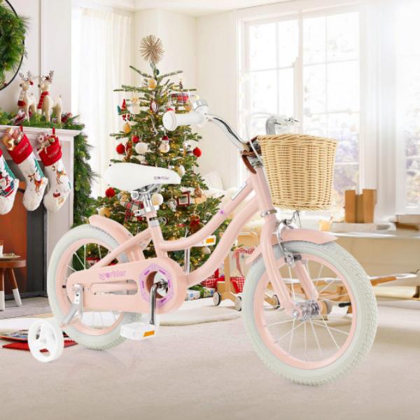 Picture of Total Tactic TS10130PI-14 14 in. Kids Bike with Training Wheels & Adjustable Handlebar Seat&#44; Pink