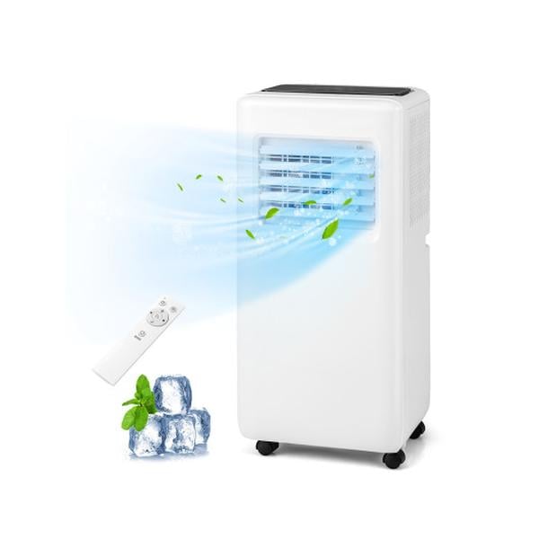 FP10577US-WH 3-in-1 8000 BTU Portable Air Conditioner with Remote Control, White -  Total Tactic