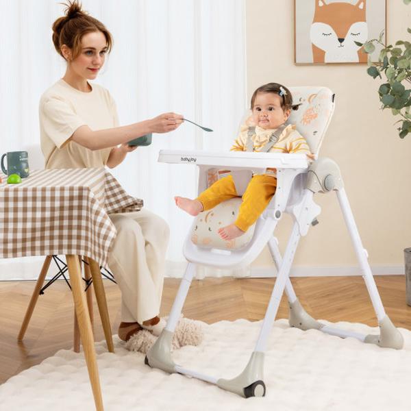 AD10057OR 3-in-1 Convertible Baby High Chair for Toddlers, Beige -  Total Tactic