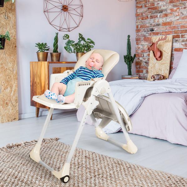 AD10057BE 3-in-1 Convertible Baby High Chair for Toddlers, Beige -  Total Tactic