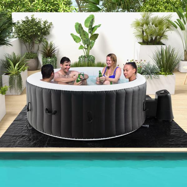 Picture of Total Tactic NP11784US-BK 70 in. & 80 in. Round SPA Pool Hottub with 110-130 Air Jets Electric Heater Pump - Large