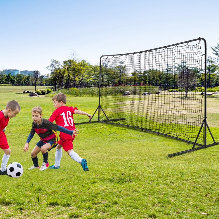 Picture of Total Tactic SP38098DK 12 x 6 ft. Soccer Rebounder Net with All Weather Net - Black