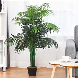 3.5 ft. Artificial Areca Palm Decorative Silk Tree with Basket