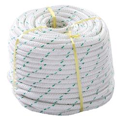 0.42 in. x 150 ft. Double Braid Polyester Sling Rope - White