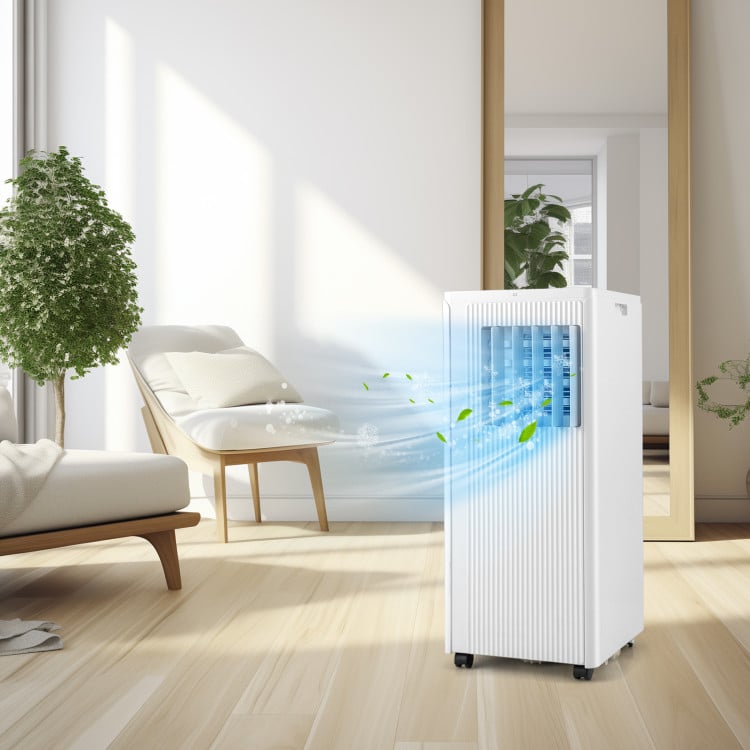 10000 BTU Portable Air Conditioner - White - 350 sq ft Coverage - Energy Efficient