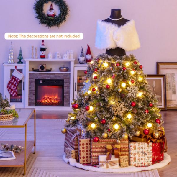 CM25071US 5 ft. Pre-lit Mannequin Artificial Hinged Dress Form Christmas Tree with 465 Branch Tips