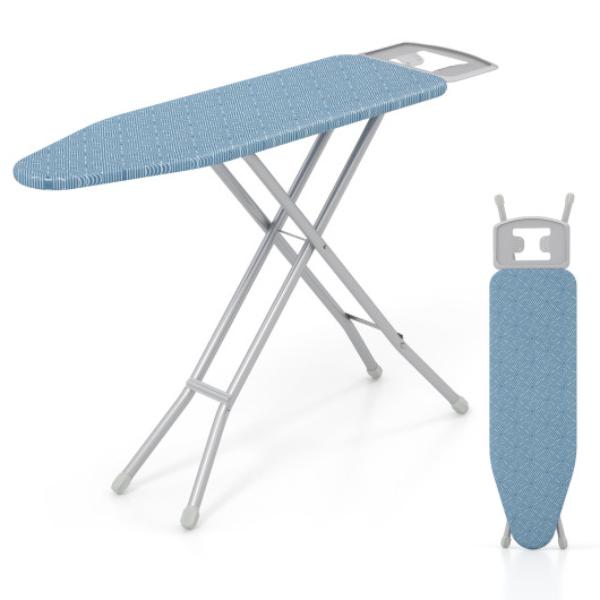 JV11878BL Full Size Ironing Board with Iron Rest & 7-Level Height - Blue