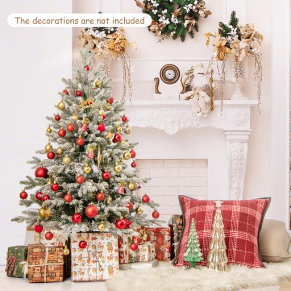CM24751US 4 ft. Pre-lit Artificial Entrance Christmas Tree 100 LED Lights