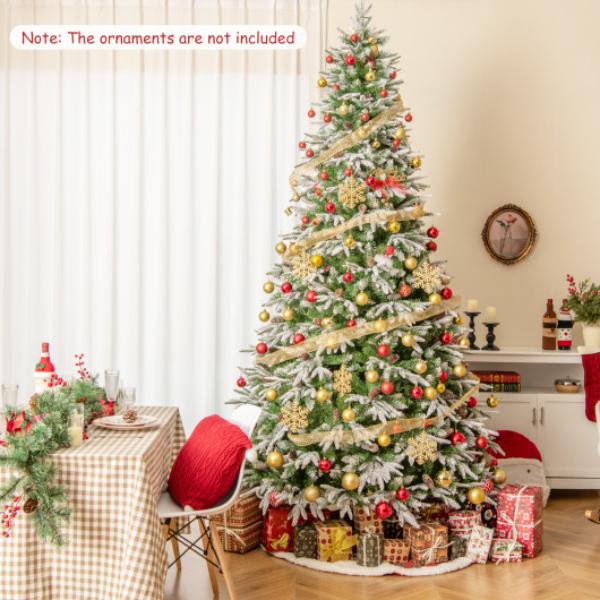 CM24988US-L 6-7.5-9 ft. Pre-Lit Artificial Christmas Tree with 765-1135-1871 Tips & 280-470-690 Warm - White LED Lights - Large