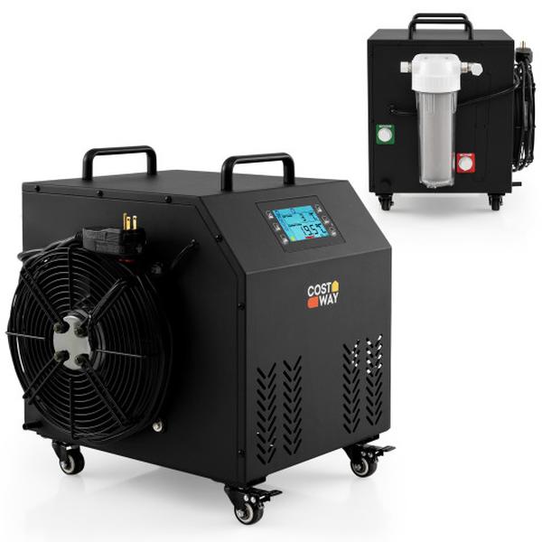 FP10855US-BK 0.8 HP Ice Bath Water Chiller for Cold Plunge Tubs with Compressor - Black