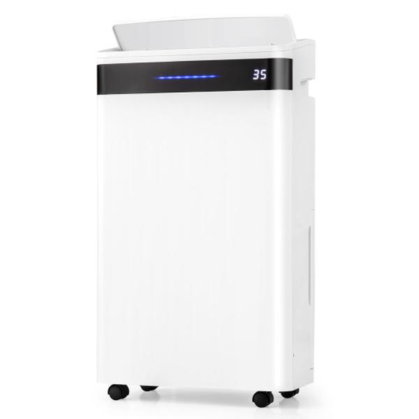 Picture of Costway ES10404US-WH 4500 sq ft. 57 Pint Dehumidifier for Home & Basement - White