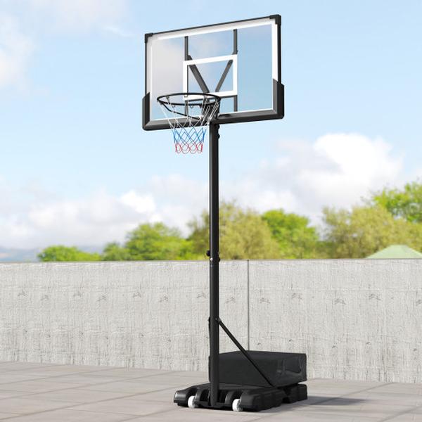 Picture of Costway SP38262 Adjustable Portable Hoop Outdoor Basketball Goal System for Kids Teens Adults