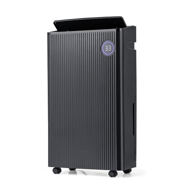 Picture of Costway ES10405US-BK 4500 sq ft. 57 Pint Quiet Dehumidifier for Basement with 4 Modes - Black