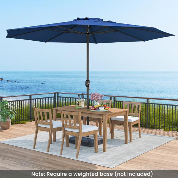 12ft patio umbrella Tangkula 12 FT – tangkula The double top 12 ft square cantilever umbrella pro is ideal for yards BLUU 12 FT Solar Cantilever
