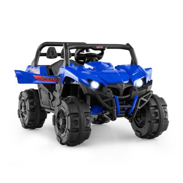 TQ10269US-BL 12V Battery Powered Electric Vehicle with Remote Control & 3 Speeds - Blue