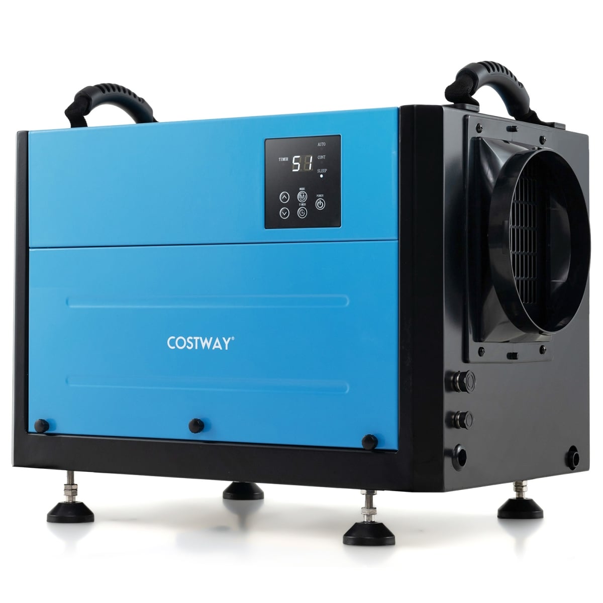 ES10457US-BL 124 Pint Crawl Space Dehumidifier with 3 Modes & 24H Timer - Blue