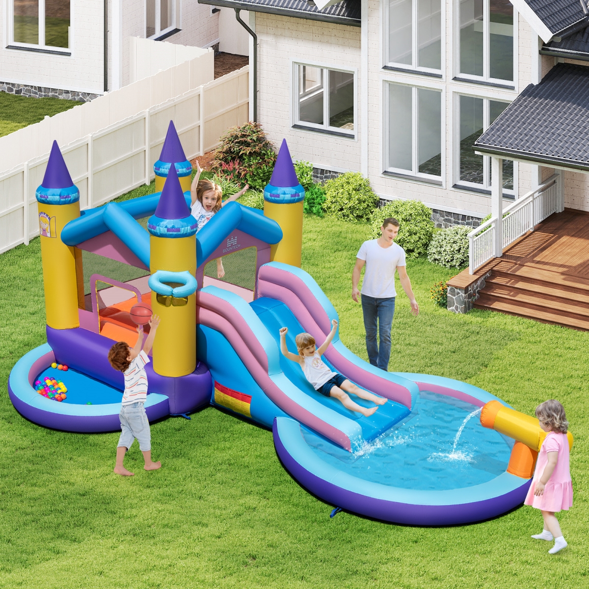 NP11868 6-in-1 Inflatable Kids Water Park for Yard