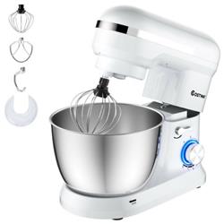 Picture of Total Tactic EP24940US-WH 4.8 qt. 8-Speed Electric Food Mixer with Dough Hook Beater&#44; White