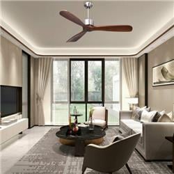 Picture of Total Tactic ES10001US 52 in. Modern Brushed Nickel Finish Ceiling Fan with Remote Control