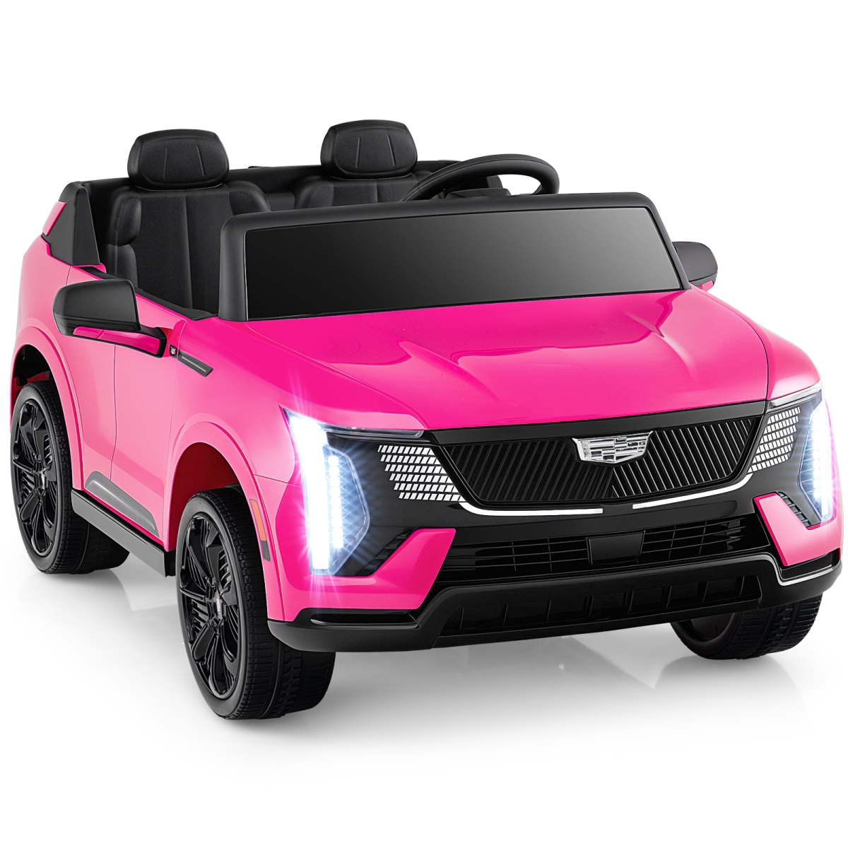 TQ10373US-PI 24V Ride on Truck 2-Seater Licensed Cadillac with Remote Control - Pink