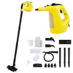 Picture of Total Tactic ES10028US-YW 1400W Multipurpose Pressurized Steam Cleaner with Accessories&#44; Yellow - 17 Piece