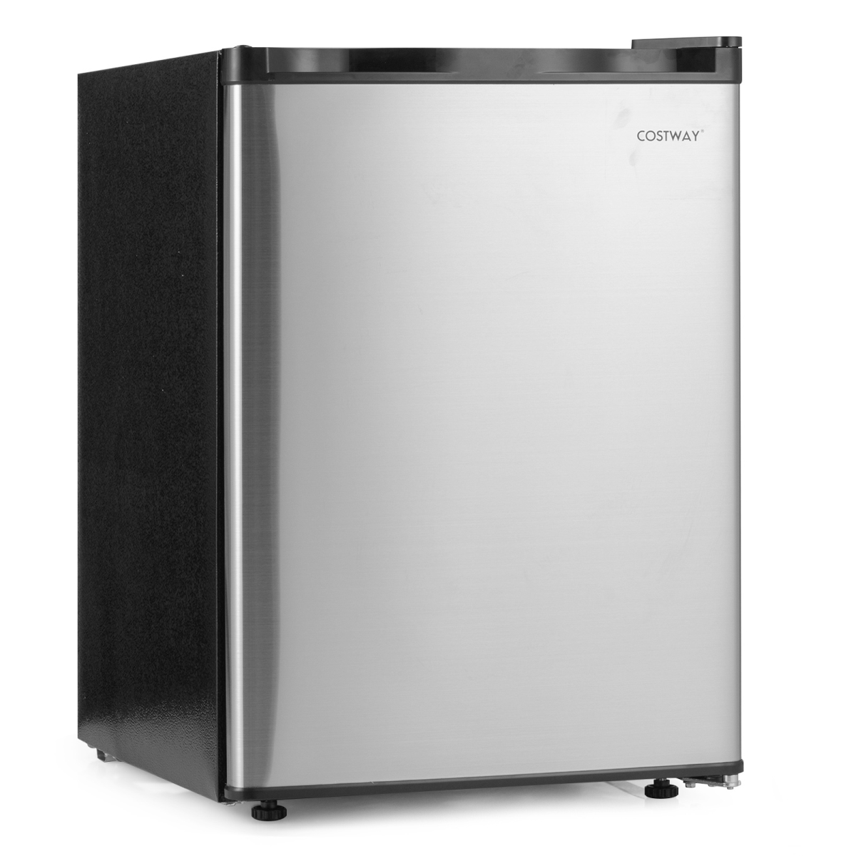 Picture of Costway FP11026US-SL 2.1 cu. ft. Small Refrigerator with Reversible Single Door Energy Saving, Silver