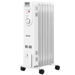 Picture of Total Tactic ES10047 1500W Electric Oil Heater with 3 Heat Settings & Safe Protection