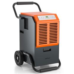 Picture of Total Tactic ES10111US-GR Portable Commercial Dehumidifier with Water Tank & Drainage Pipe&#44; Gray