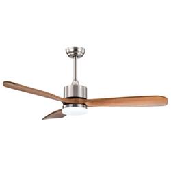 Picture of Total Tactic ES10118US-SL 52 in. Reversible Ceiling Fan with LED Light & Adjustable Temperature&#44; Silver