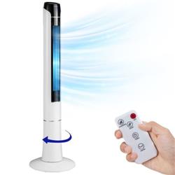 Picture of Total Tactic ES10145US-WH 48 in. Portable Tower Fan with Remote Control&#44; White