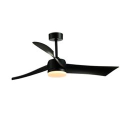 ES10186US-BK 52 in. Reversible Ceiling Fan with Light, Black