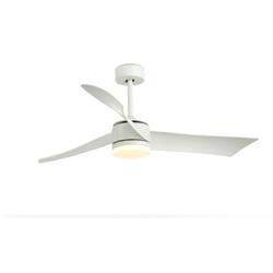 ES10186US-WH 52 in. Reversible Ceiling Fan with Light, White