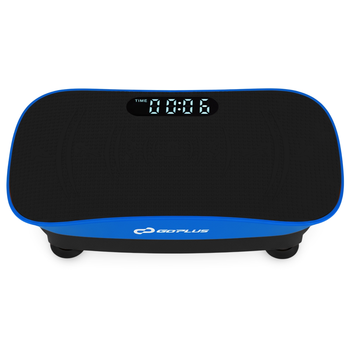 SP38656US-NY Vibration Plate Exercise Machine for Lymphatic Drainage & Weight Loss with 10 Speed Intensities, Navy