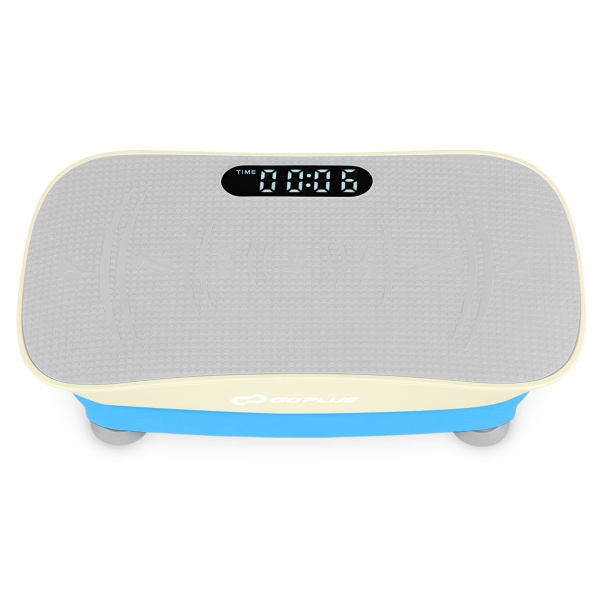 SP38656US-GN Vibration Plate Exercise Machine for Lymphatic Drainage & Weight Loss with 10 Speed Intensities, Green
