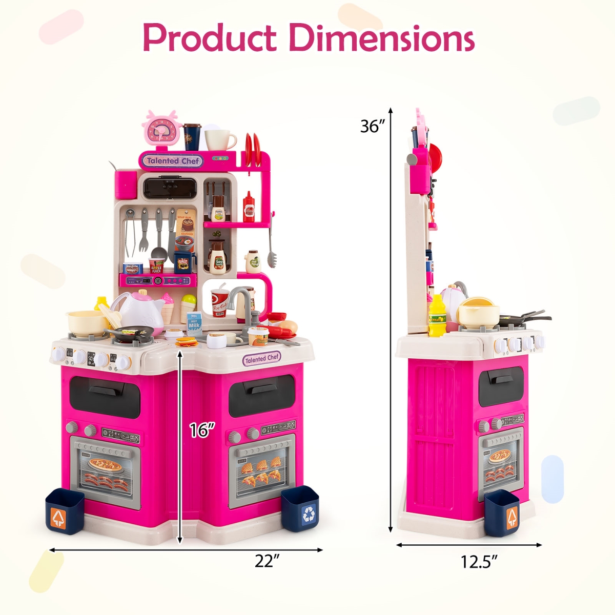 TP10246BL Kids Kitchen Playset - Blue