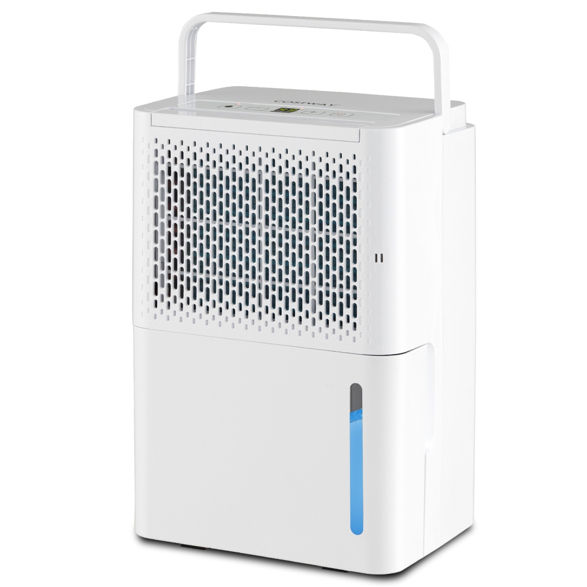 TE-ES10262US-WH Dehumidifier for 2000 sq. ft. Spaces - Continuous, Drying & Auto Modes, White - 32 Pint